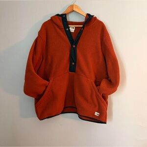 NWOT The North Face Hooded Fleece Anorak/Pullover